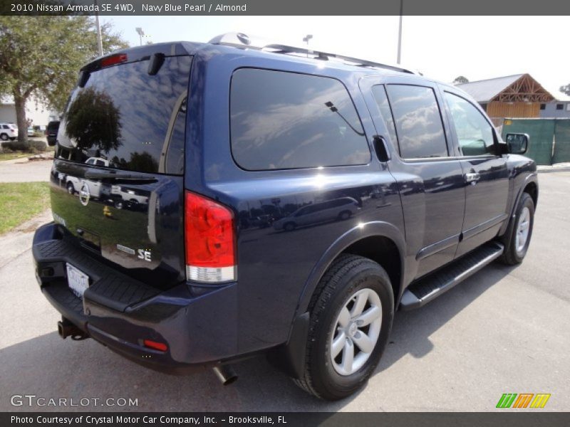 Navy Blue Pearl / Almond 2010 Nissan Armada SE 4WD