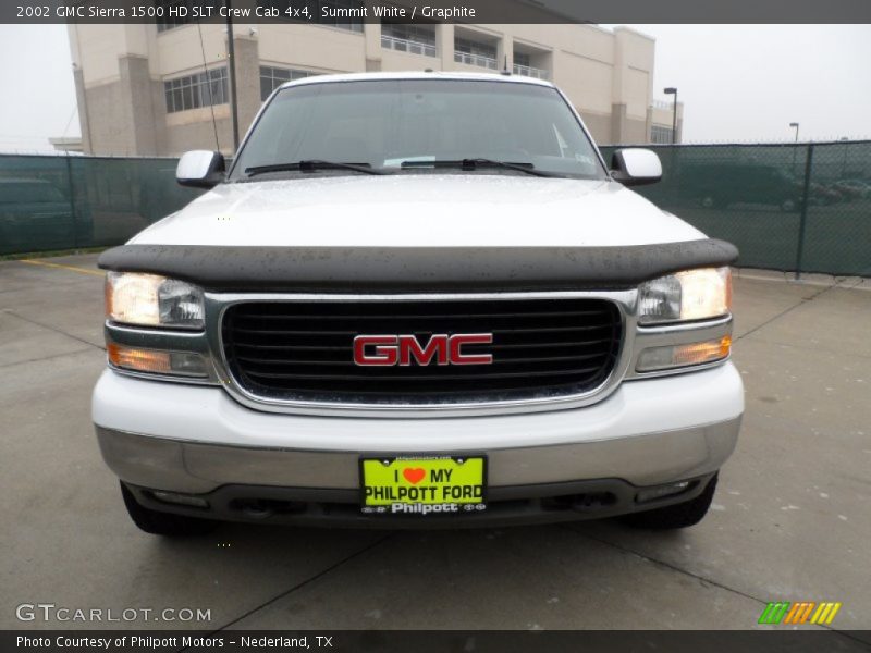Summit White / Graphite 2002 GMC Sierra 1500 HD SLT Crew Cab 4x4