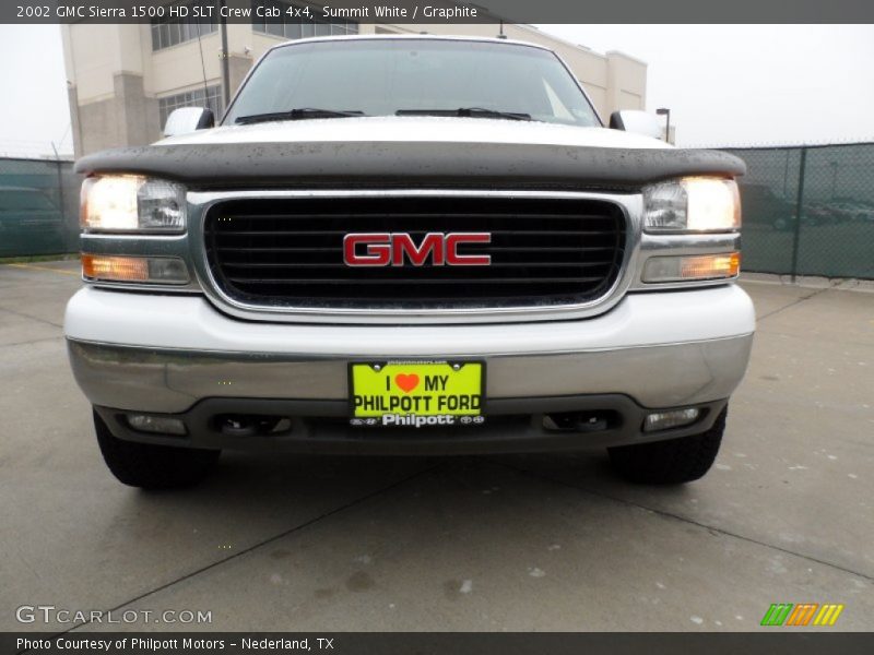 Summit White / Graphite 2002 GMC Sierra 1500 HD SLT Crew Cab 4x4