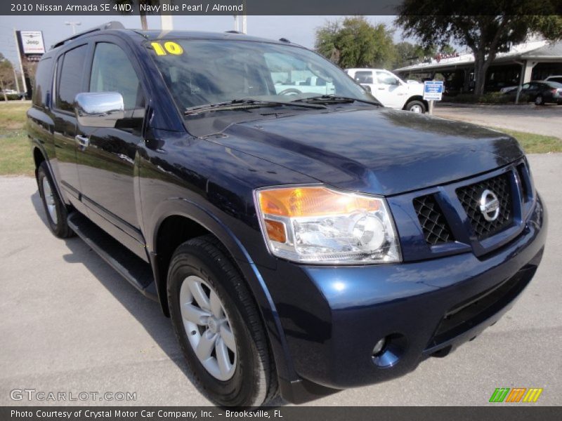 Navy Blue Pearl / Almond 2010 Nissan Armada SE 4WD