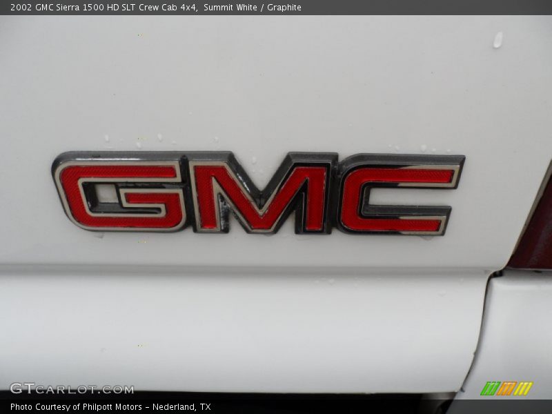 Summit White / Graphite 2002 GMC Sierra 1500 HD SLT Crew Cab 4x4