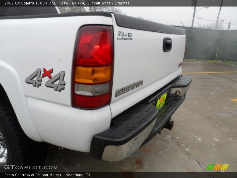 Summit White / Graphite 2002 GMC Sierra 1500 HD SLT Crew Cab 4x4