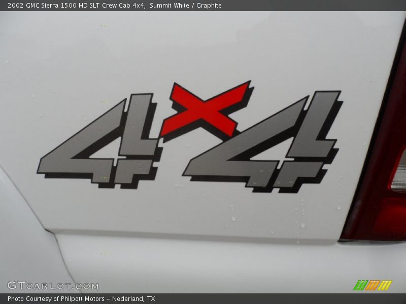 Summit White / Graphite 2002 GMC Sierra 1500 HD SLT Crew Cab 4x4