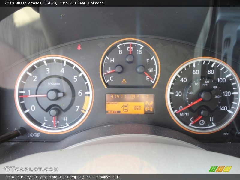  2010 Armada SE 4WD SE 4WD Gauges