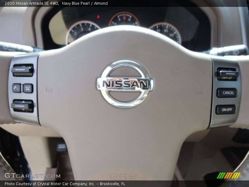 Navy Blue Pearl / Almond 2010 Nissan Armada SE 4WD