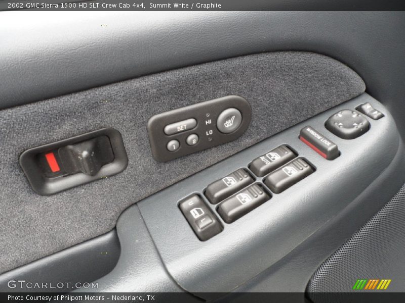 Summit White / Graphite 2002 GMC Sierra 1500 HD SLT Crew Cab 4x4