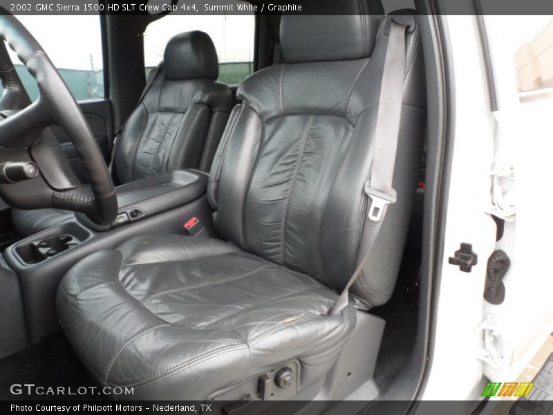 Front Seat of 2002 Sierra 1500 HD SLT Crew Cab 4x4