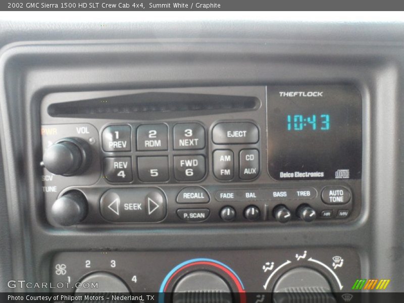 Summit White / Graphite 2002 GMC Sierra 1500 HD SLT Crew Cab 4x4