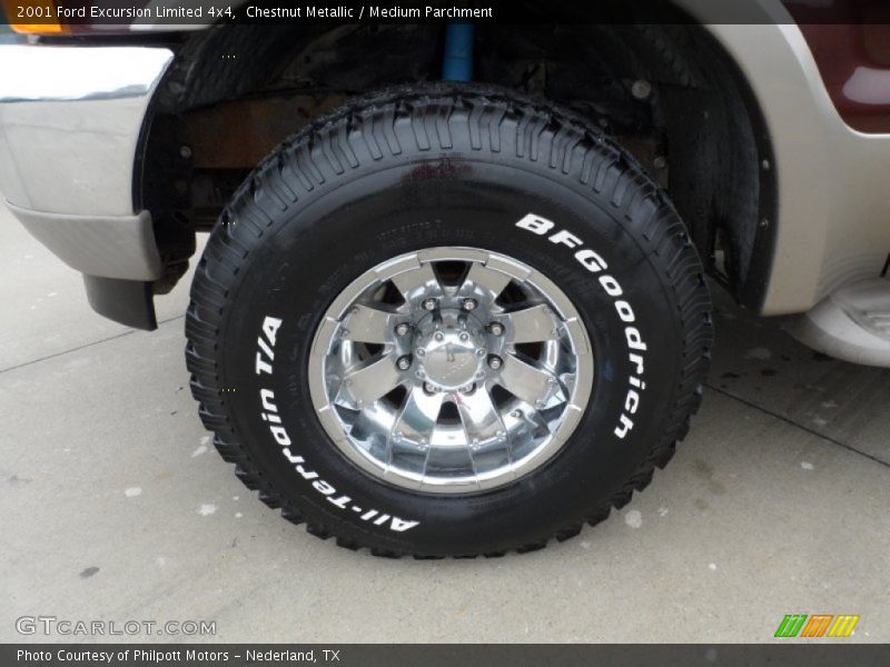 Custom Wheels of 2001 Excursion Limited 4x4