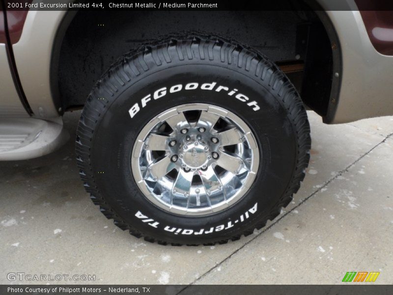 Custom Wheels of 2001 Excursion Limited 4x4