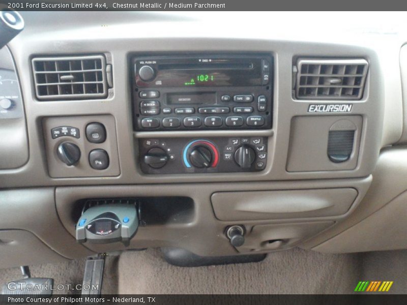 Controls of 2001 Excursion Limited 4x4