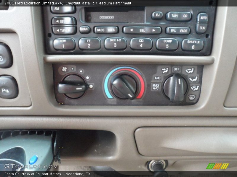 Controls of 2001 Excursion Limited 4x4