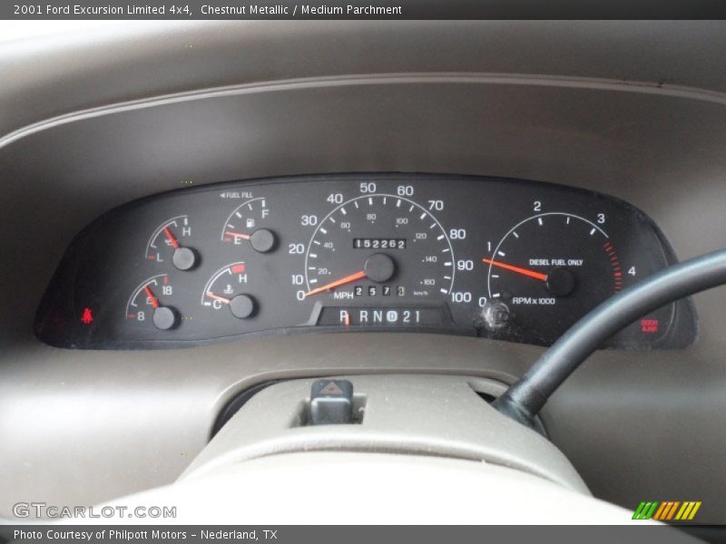  2001 Excursion Limited 4x4 Limited 4x4 Gauges