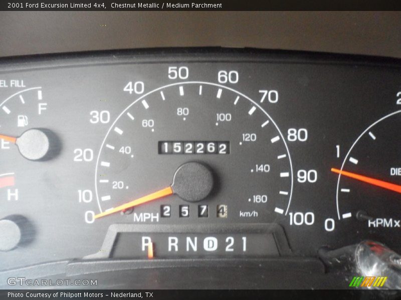 Chestnut Metallic / Medium Parchment 2001 Ford Excursion Limited 4x4