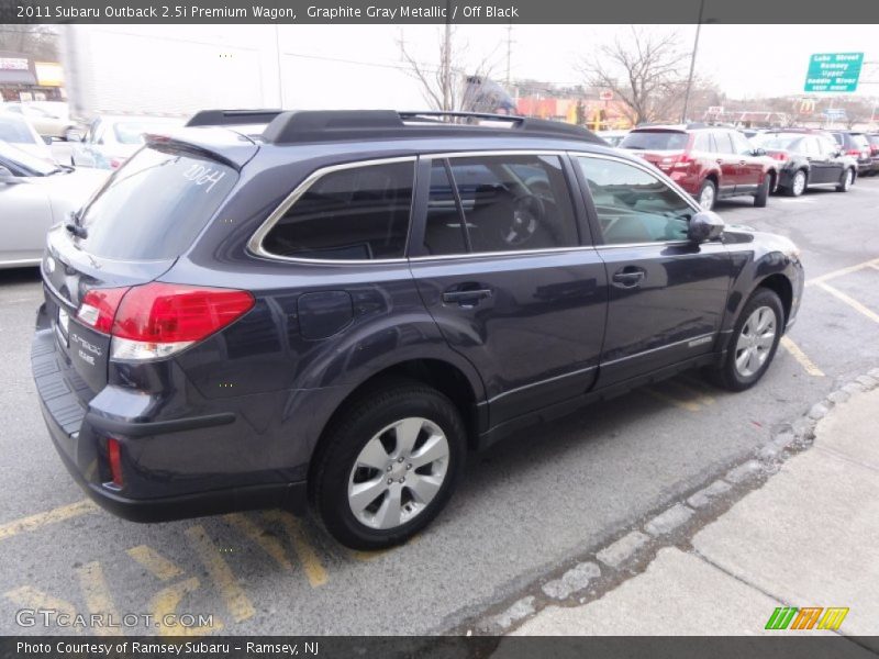 Graphite Gray Metallic / Off Black 2011 Subaru Outback 2.5i Premium Wagon