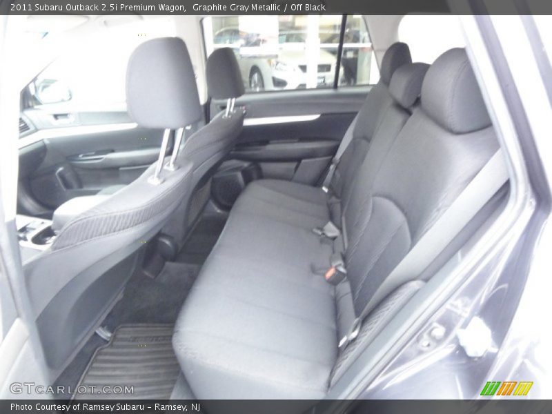 Graphite Gray Metallic / Off Black 2011 Subaru Outback 2.5i Premium Wagon