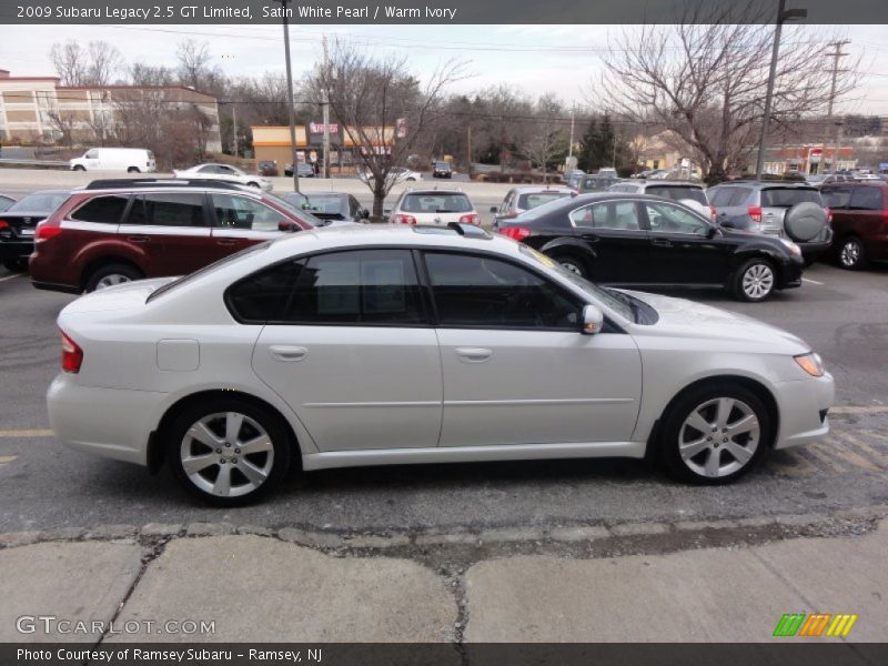 Satin White Pearl / Warm Ivory 2009 Subaru Legacy 2.5 GT Limited
