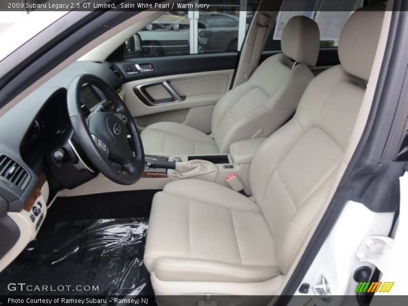  2009 Legacy 2.5 GT Limited Warm Ivory Interior