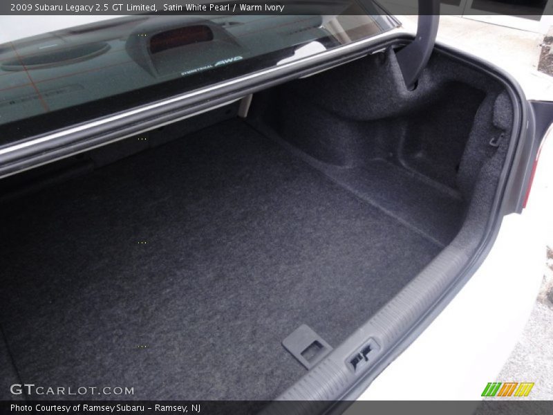 Satin White Pearl / Warm Ivory 2009 Subaru Legacy 2.5 GT Limited
