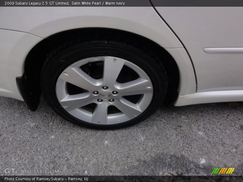 Satin White Pearl / Warm Ivory 2009 Subaru Legacy 2.5 GT Limited