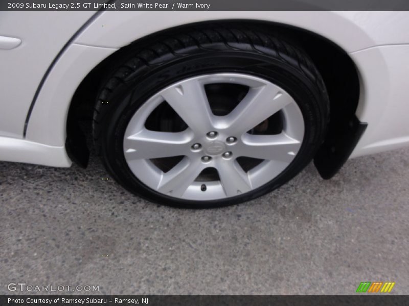 Satin White Pearl / Warm Ivory 2009 Subaru Legacy 2.5 GT Limited