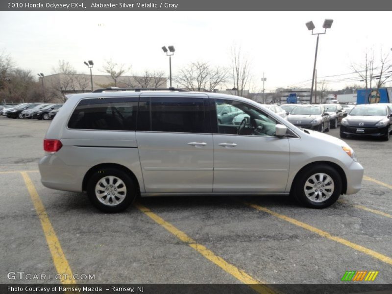 Alabaster Silver Metallic / Gray 2010 Honda Odyssey EX-L