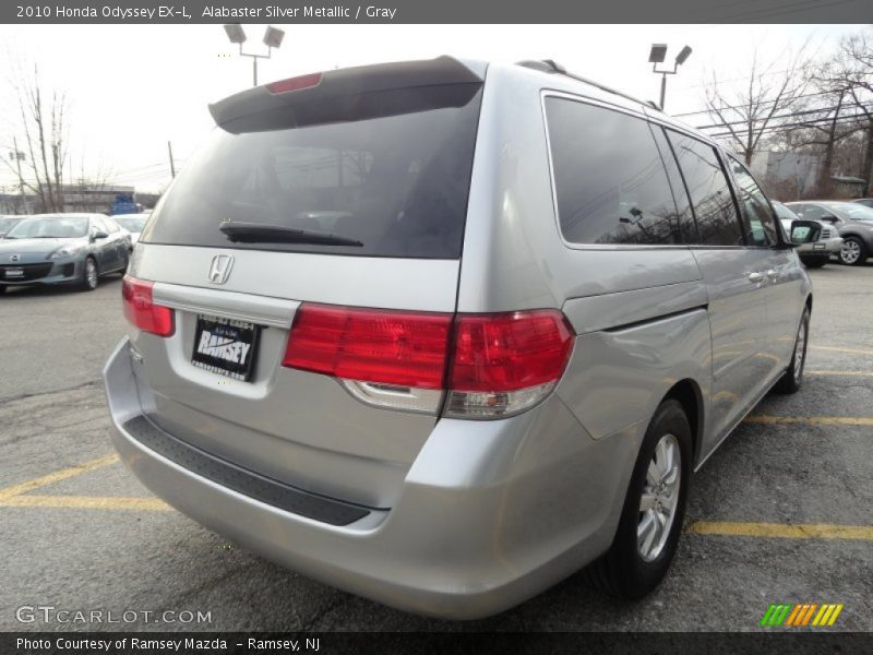 Alabaster Silver Metallic / Gray 2010 Honda Odyssey EX-L