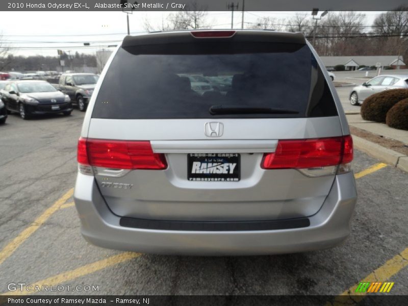 Alabaster Silver Metallic / Gray 2010 Honda Odyssey EX-L