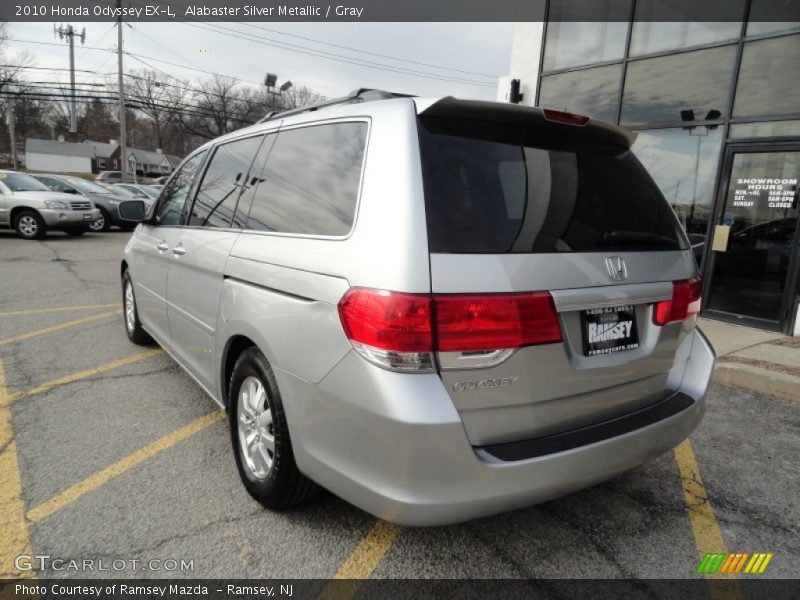 Alabaster Silver Metallic / Gray 2010 Honda Odyssey EX-L