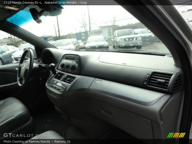 Alabaster Silver Metallic / Gray 2010 Honda Odyssey EX-L