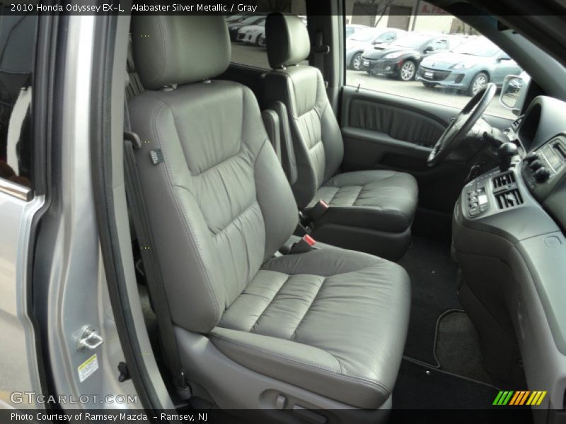 Alabaster Silver Metallic / Gray 2010 Honda Odyssey EX-L