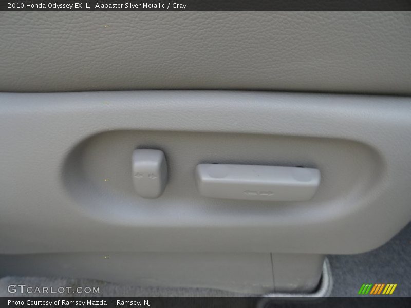 Alabaster Silver Metallic / Gray 2010 Honda Odyssey EX-L