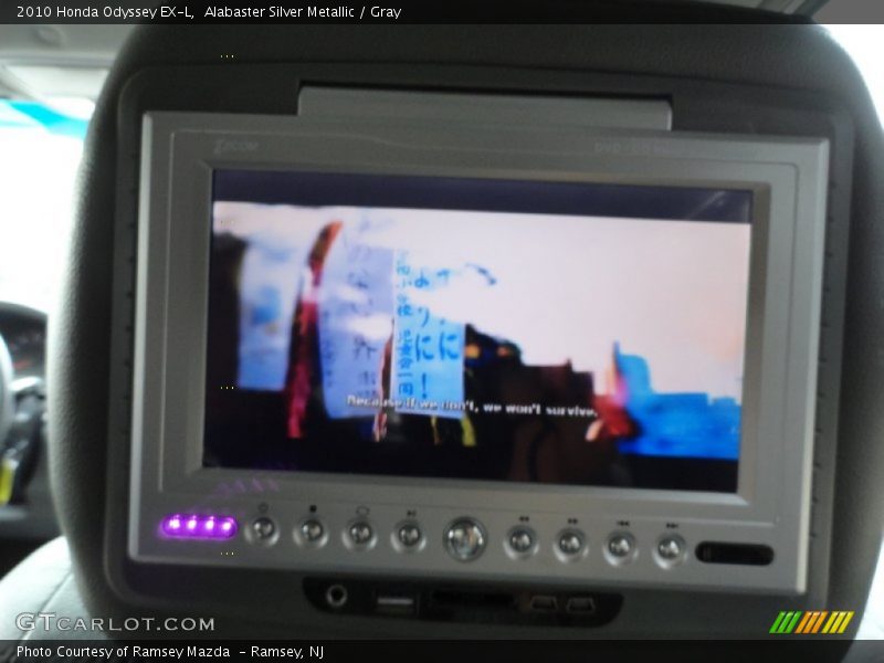 Alabaster Silver Metallic / Gray 2010 Honda Odyssey EX-L