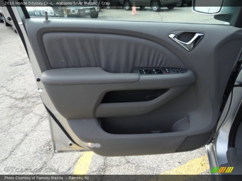 Alabaster Silver Metallic / Gray 2010 Honda Odyssey EX-L