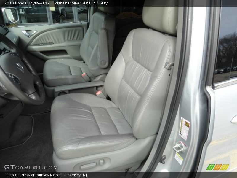 Alabaster Silver Metallic / Gray 2010 Honda Odyssey EX-L