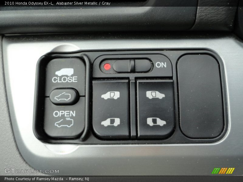 Alabaster Silver Metallic / Gray 2010 Honda Odyssey EX-L