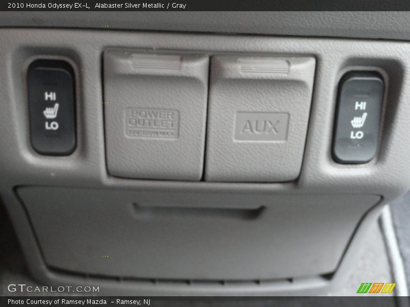Alabaster Silver Metallic / Gray 2010 Honda Odyssey EX-L