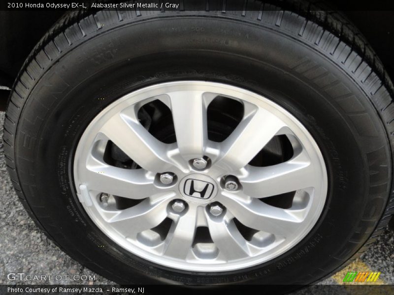 Alabaster Silver Metallic / Gray 2010 Honda Odyssey EX-L