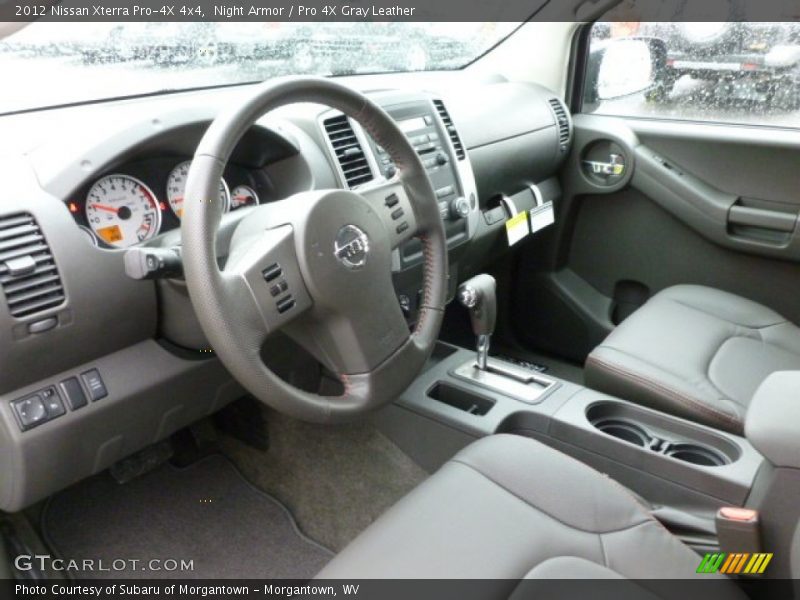 Pro 4X Gray Leather Interior - 2012 Xterra Pro-4X 4x4 