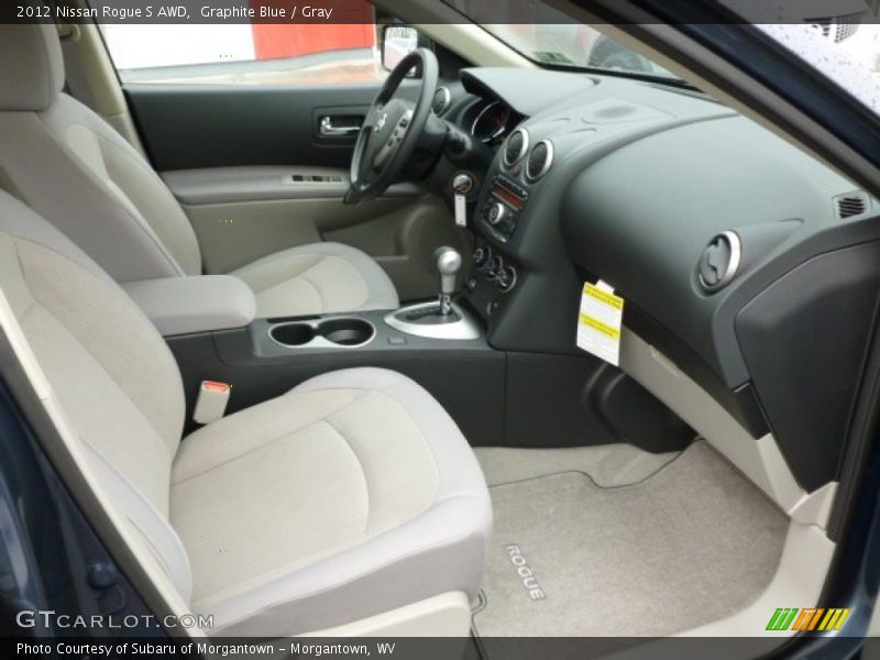 Graphite Blue / Gray 2012 Nissan Rogue S AWD