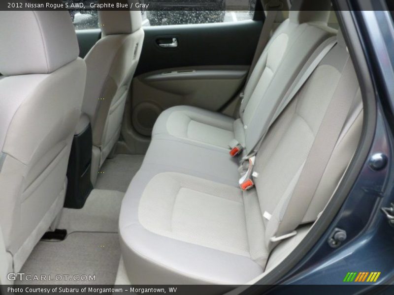 Graphite Blue / Gray 2012 Nissan Rogue S AWD