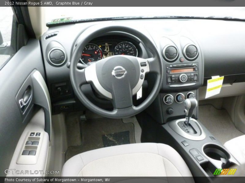 Graphite Blue / Gray 2012 Nissan Rogue S AWD