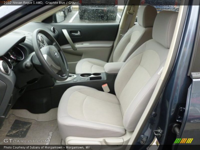 Graphite Blue / Gray 2012 Nissan Rogue S AWD