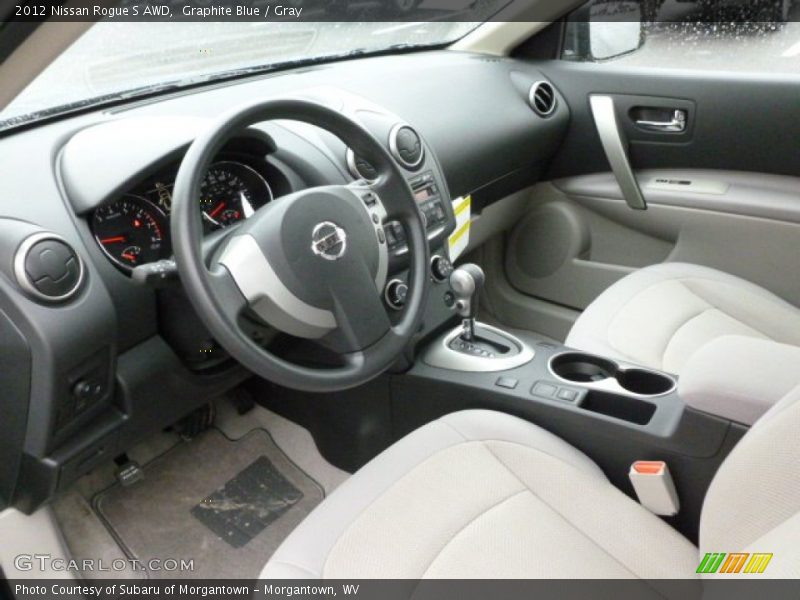Graphite Blue / Gray 2012 Nissan Rogue S AWD