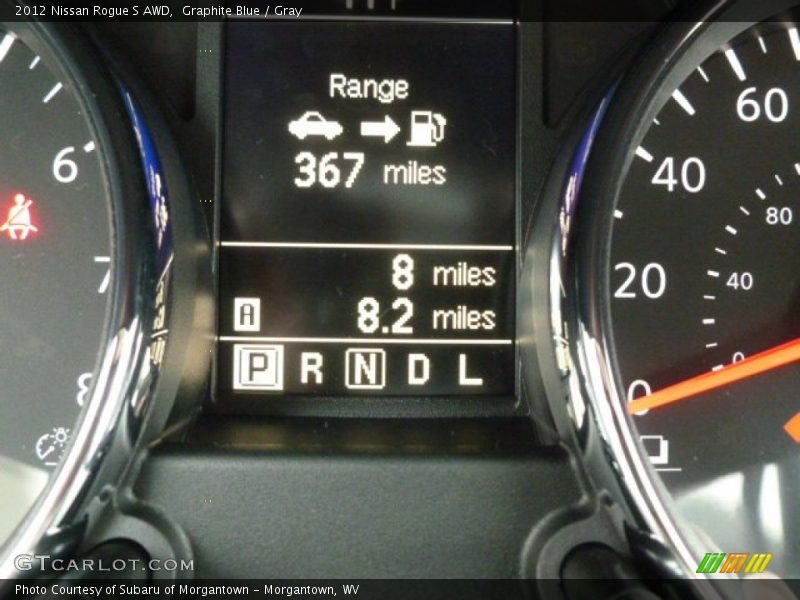 Graphite Blue / Gray 2012 Nissan Rogue S AWD