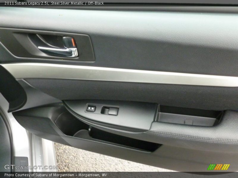 Steel Silver Metallic / Off-Black 2011 Subaru Legacy 2.5i