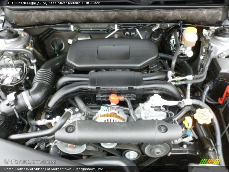 Steel Silver Metallic / Off-Black 2011 Subaru Legacy 2.5i