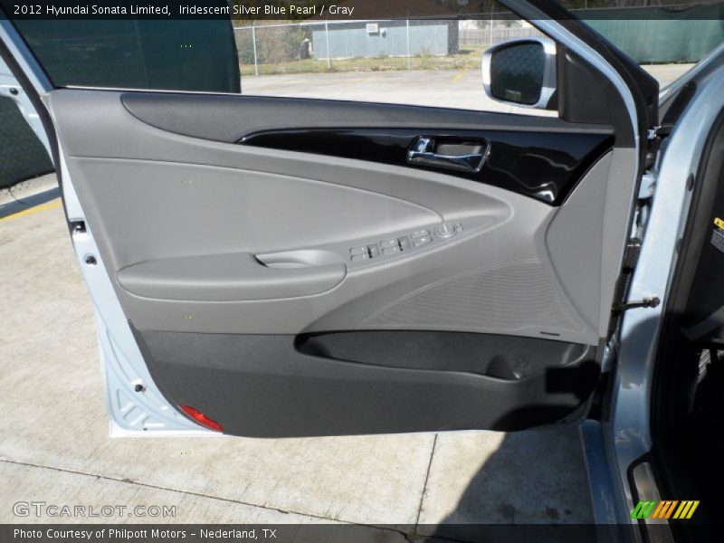 Iridescent Silver Blue Pearl / Gray 2012 Hyundai Sonata Limited