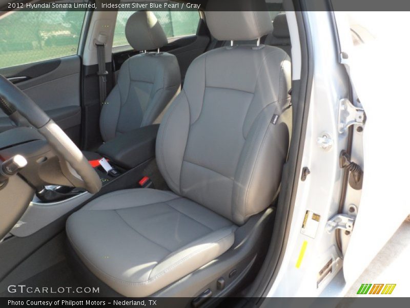Iridescent Silver Blue Pearl / Gray 2012 Hyundai Sonata Limited