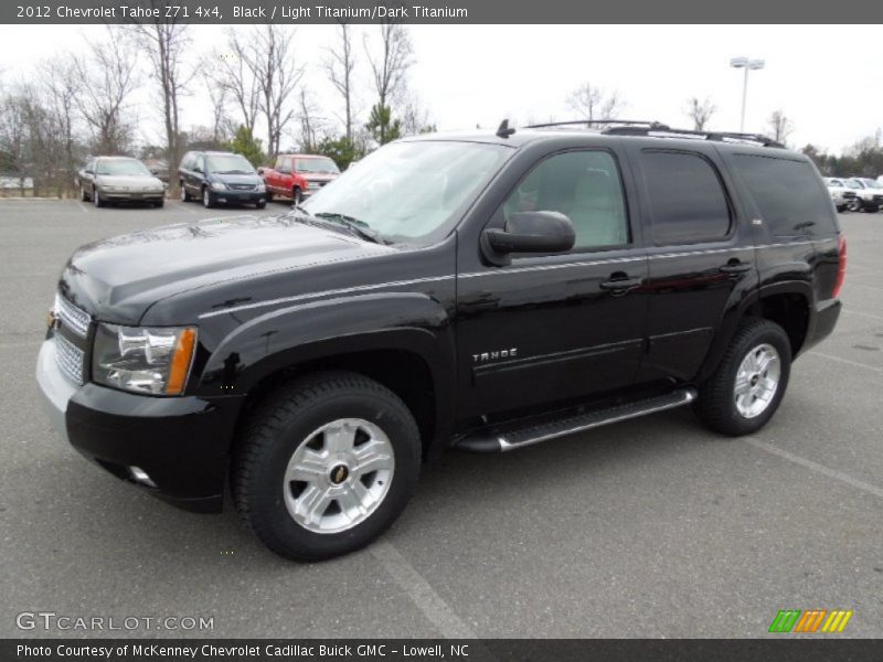 Black / Light Titanium/Dark Titanium 2012 Chevrolet Tahoe Z71 4x4